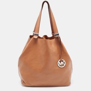 Michael Kors Hobo Pebbled Leather Shoulder Bag